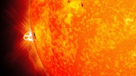 Sunspot / solar flare 