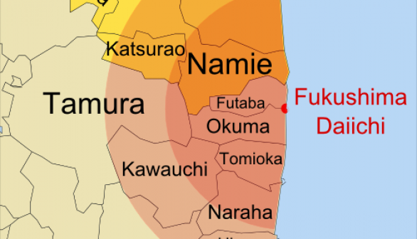 Fukushima Evacuation map 