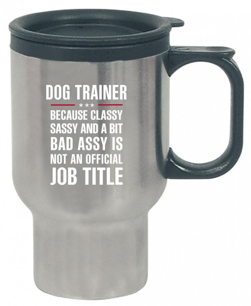 Dog trainer travel mug