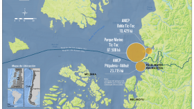 Map showing the location of the new Marine Park Tic-Toc Tic-Toc and AMCP and Pitipalena 