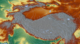 Tibetan Plateau Topography