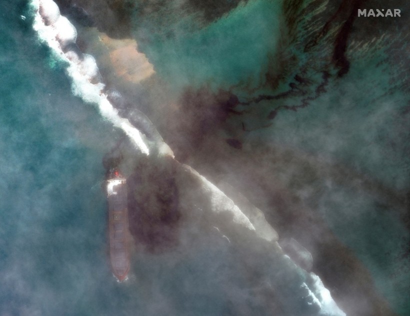 Nature World News - A satellite image shows MV Wakashio