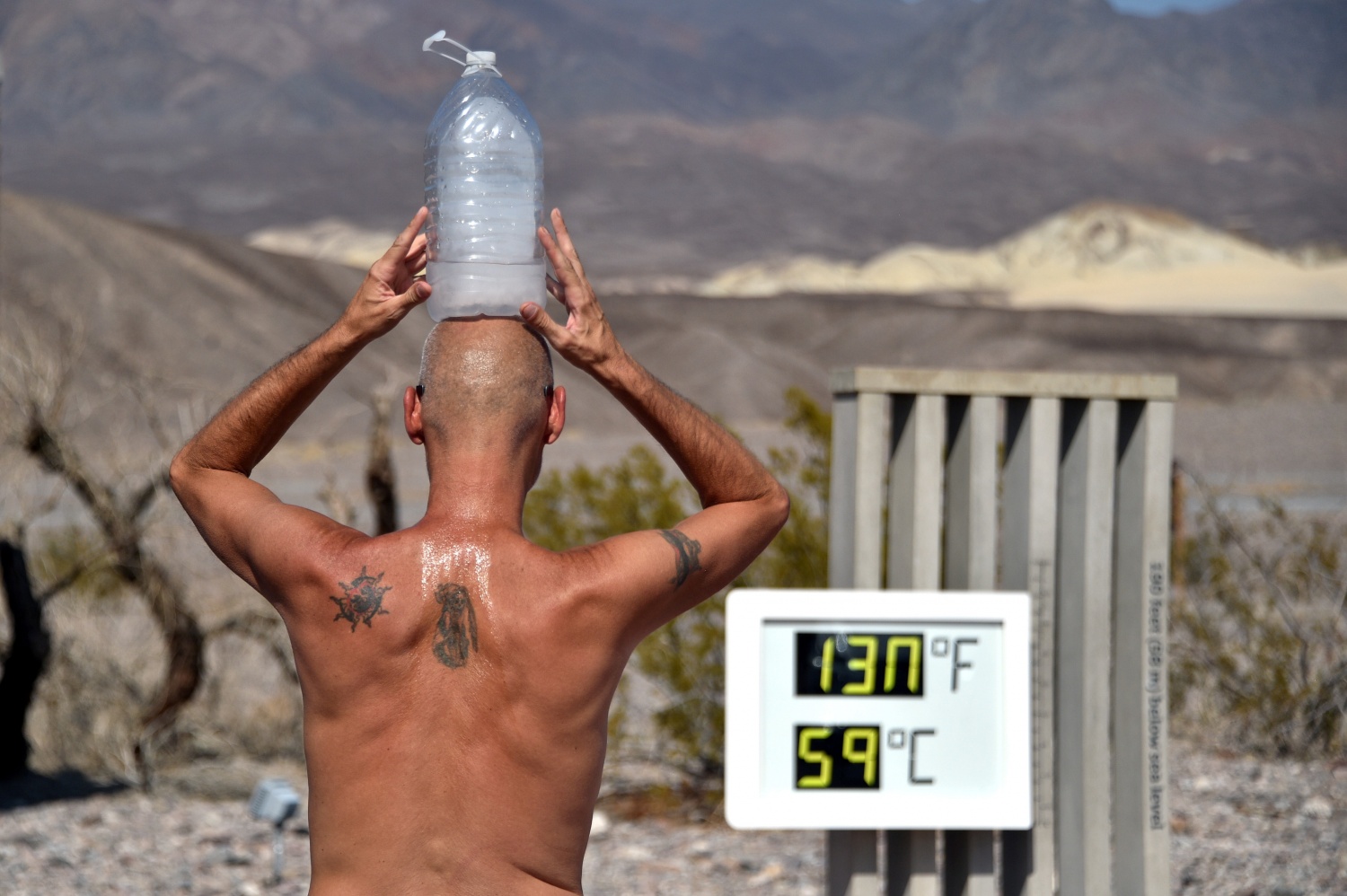 Death Valley California Sets New Worldwide Heat Record at 130°F