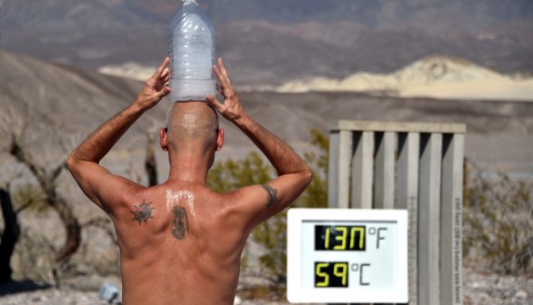 Death Valley California Temperature of 130° Fahrenheit Possibly the New Worldwide Heat Record