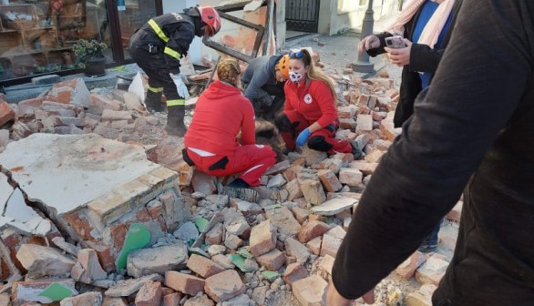 IFRC Workers Responding to the Earthquake