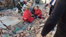 IFRC Workers Responding to the Earthquake