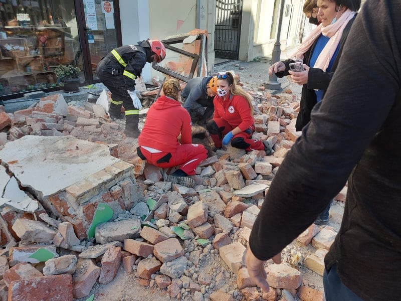 IFRC Workers Responding to the Earthquake