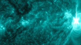 X1.3 class solar flare, April 25 2014 