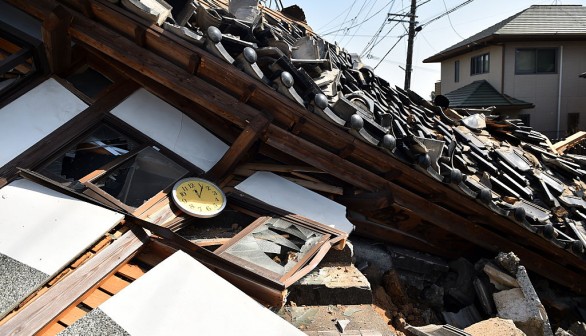 Earthquake Kills Nine And Rescue Work Continues In Japan