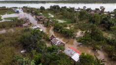 Flooded Amazon Village