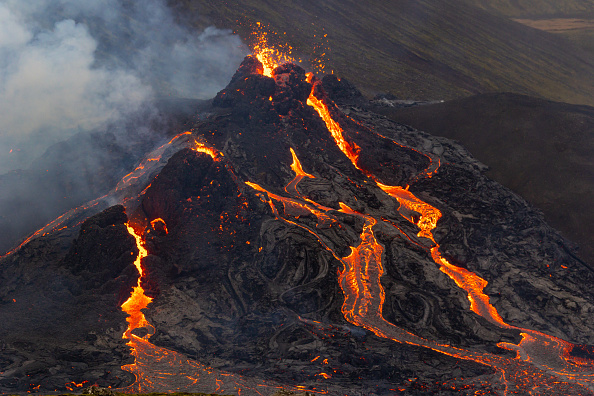 PHOTOS: Tourists Flock As Dormant Volcano Finally Erupts In Iceland ...