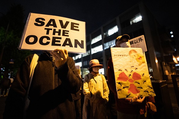 Protest  Against Releasing Fukushima Plant Water Into Ocean