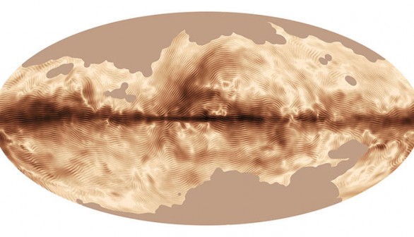 magnetic field of the Milky Way as seen by ESA's Planck satellite