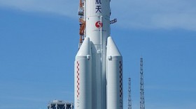 Long March 5 Y2 was transporting from assembly building to 101 launch site in Wenchang Spacecraft Launch Center