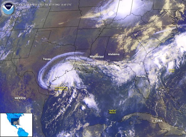 Tropical Storm Claudette Slams Into Texas Coast