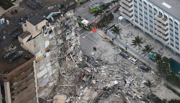 Miami Condo Partly Collapsed