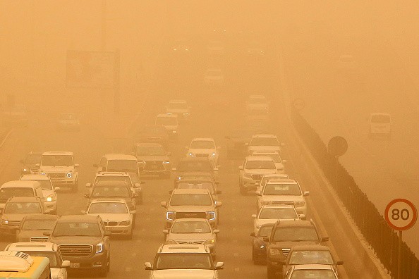 Dust storm in Kuwait