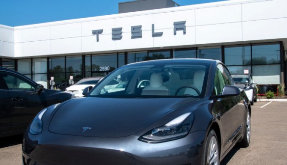 Maplewood, Minnesota. Tesla car dealership. Tesla, Inc. is an American electric vehicle and clean energy company.