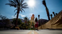Heat wave in Palm Springs, CA.