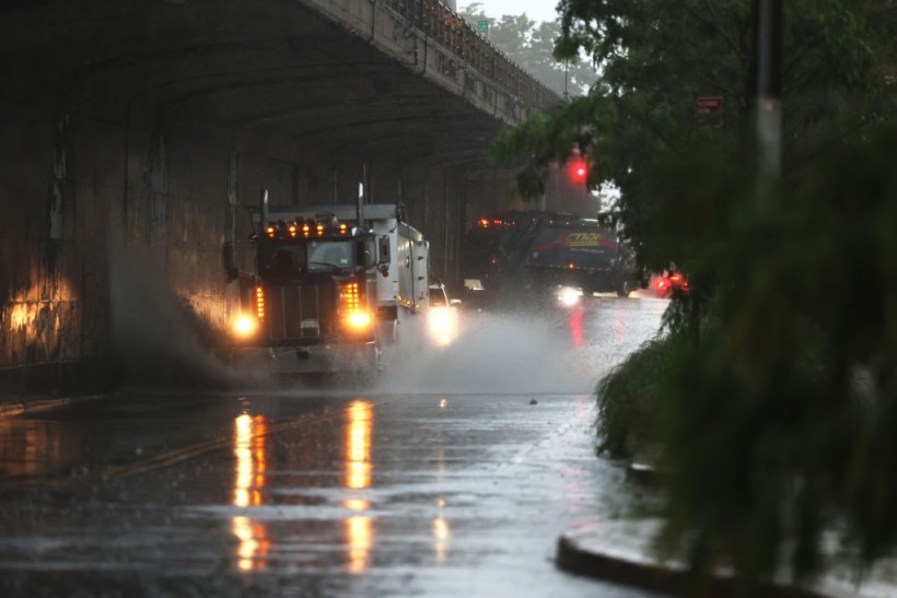 Tropical Storm Elsa Brings Heavy Rain And Flooding To New York