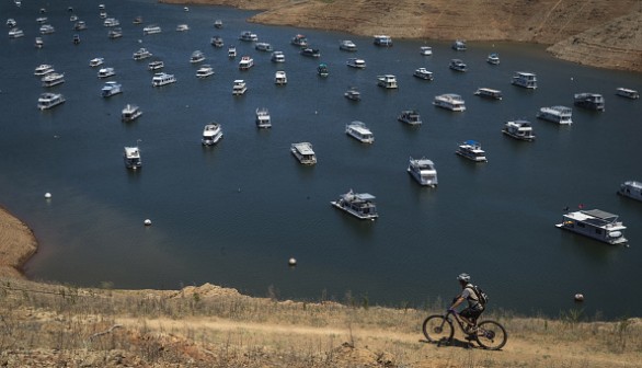 California Drought Conditions at Lake Oroville
