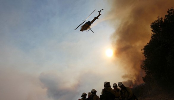 Springs Fire In Southern California Gains Strength, Continues To Threaten Homes