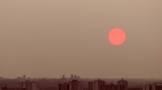 Silhouette of City Buildings