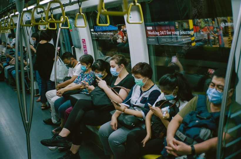 People Sitting on Train