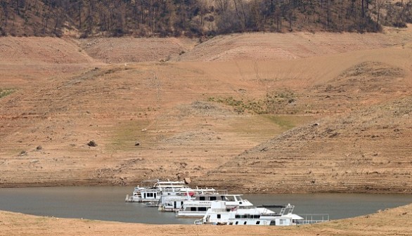 Drought leads to water shortage at reservoir