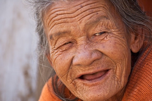 Aged woman