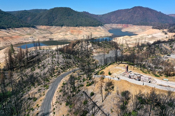California's Drought Brings Lake Oroville To Historic Low Level