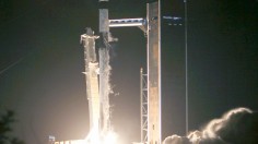 The SpaceX Falcon 9 rocket and Crew Dragon lift-off from launch Pad 39A at NASA’s Kennedy Space Center 