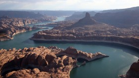 Low water level in Lake Powell