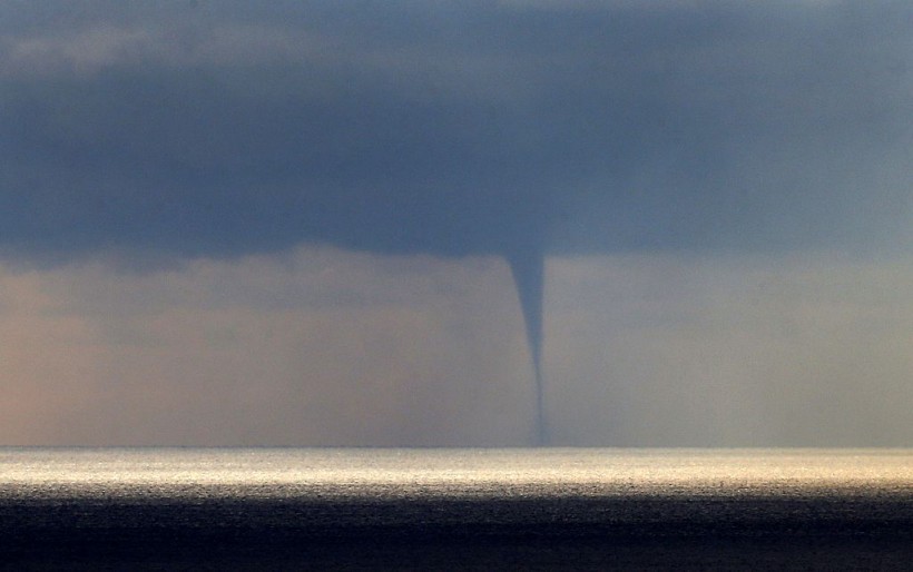 FRANCE-WEATHER-WATERSPOUT