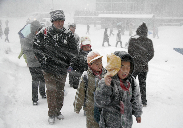 Snowstorm in China