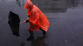 Autumn Nor-Easter Drenches New York City