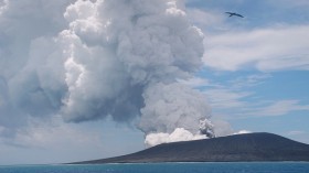 Tongan volcano 