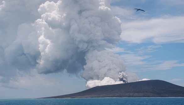 Tongan volcano 