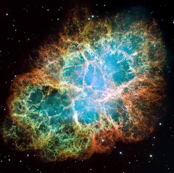 Remnant of a star's supernova explosion 