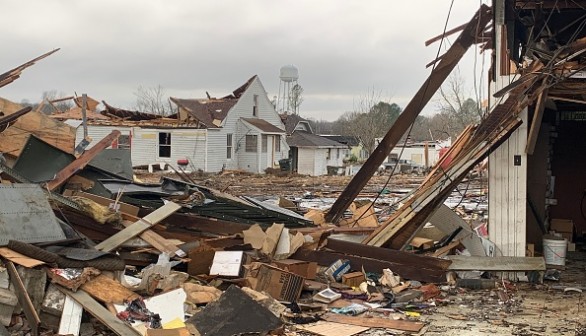 Impact of tornado