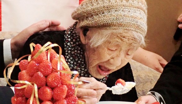 TOPSHOT-JAPAN-PEOPLE-OLDEST-GUINNESS