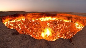 Turkmenistan Gas Crater 