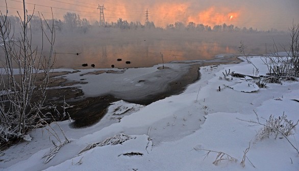 RUSSIA-WEATHER-COLD