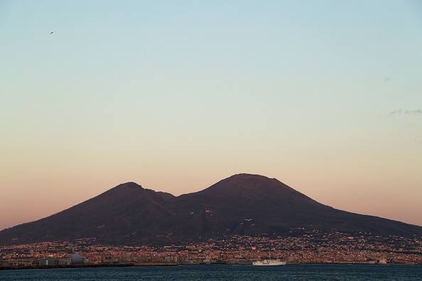 Mount Vesuvius volcano 