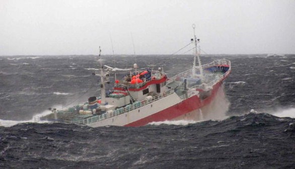 Storm-lashed Southern Ocean