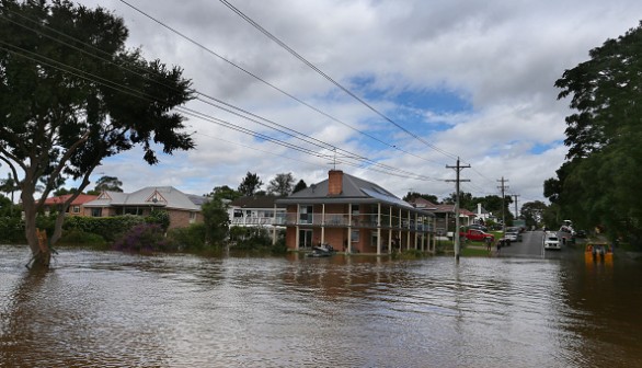 Flood Warnings Remain In Place Across South West Sydney As Prime Minister Declares National Emergency