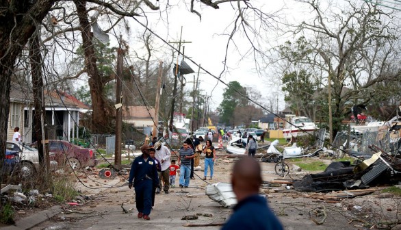 Tornado Touches Down In New Orleans East