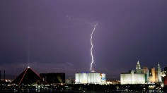 Thunderstorm Rolls Through Las Vegas