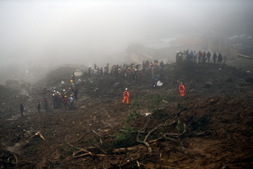 Landslide in Petropolis, Brazil