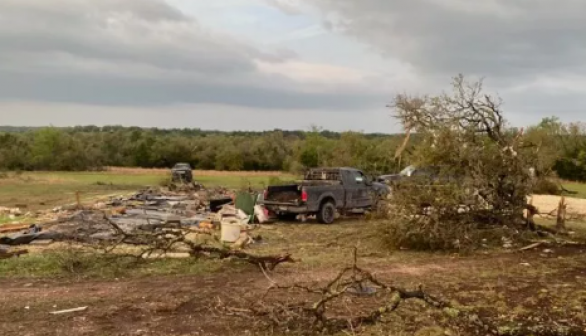 Texas Tornado Remnants 